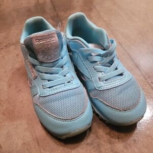 Reebok Blue Mesh Sneakers Low-Top Athletic